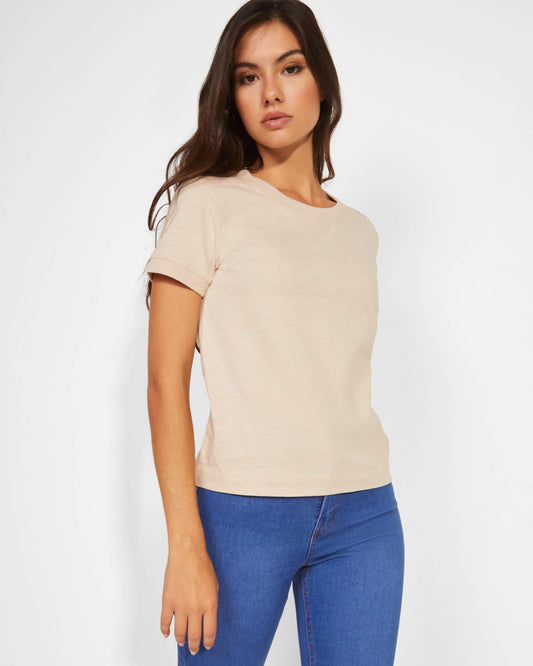 T-shirt épais femme en coton VEZA
